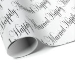 Lyckligt gift | gifta sig | årsdag presentpapper<br><div class="desc">Lyckligt gift bröllopgåvasjal. Också utmärkt för årsdagar. Gjort med diagram för kickupplösningsvektor för ett yrkesmässigt tryck. NOTERA: (Alla zazzleproduktdesigner är "tryck", om inte annars påstått) om du har, ifrågasätter någon härom produkten behar kontaktar mig på siggyscott@comcast.net eller besöker mitt lager anknyter: http://www.zazzle.com/designsbydonnasiggy?rf=238713599140281212 (kopierar och deg) som jag ska, är lyckligt...</div>