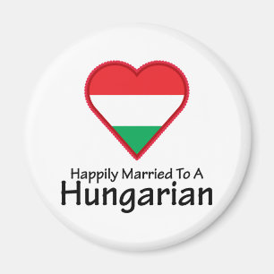 Lyckligt gift ungrare magnet