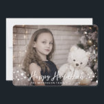 Lyckligt Hanukkah fotokort Julkort<br><div class="desc">Elegantt lyckligt Hanukkah fotokort. Fyndet som matchar objekt i vårt,  shoppar.</div>