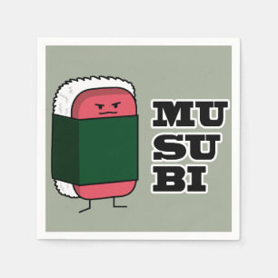 Lyckligt hawaianskt Nori för Musubi SpamSushi Pappersservett