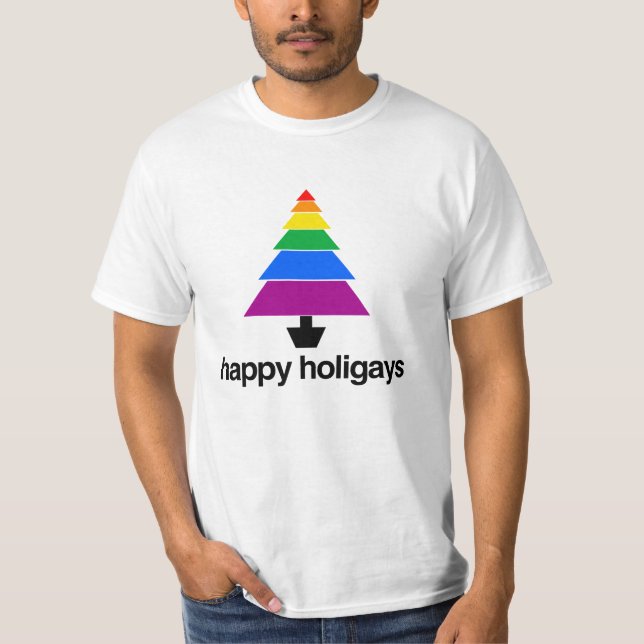LYCKLIGT HOLIGAYS-TRÄD - .PNG TRÖJA (Framsida)