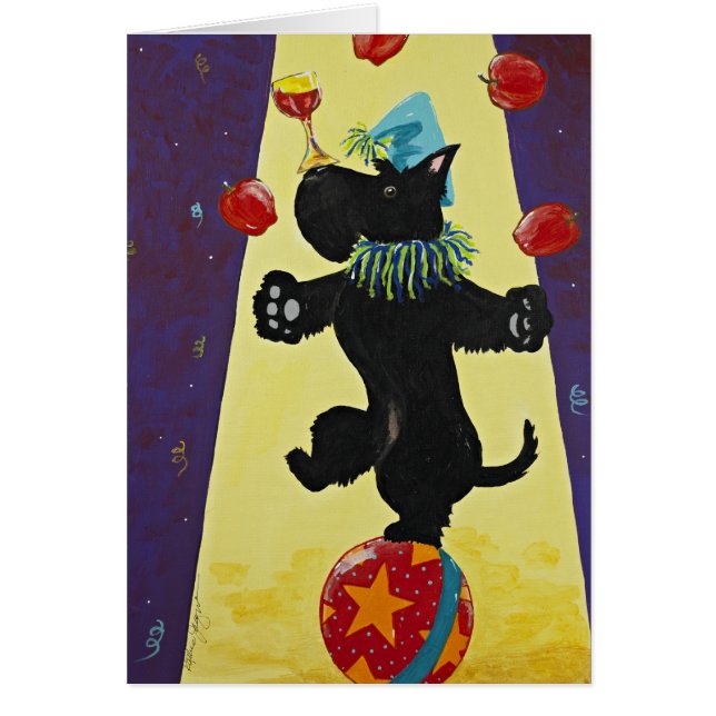 Lyckligt jackkort hälsningskort (Framsidan)