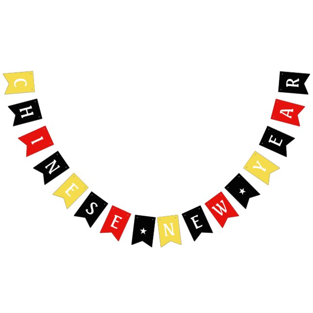 lyckligt kinesiskt partybaner för nytt år vimplar (Alla)