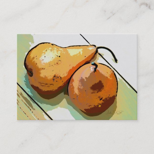 Lyckligt kök visitkort (Framsida)