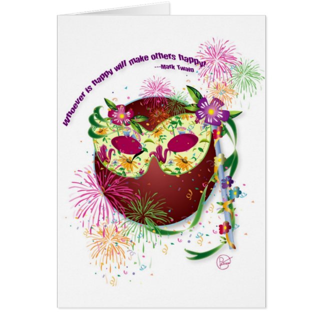 Lyckligt kort (Framsidan)