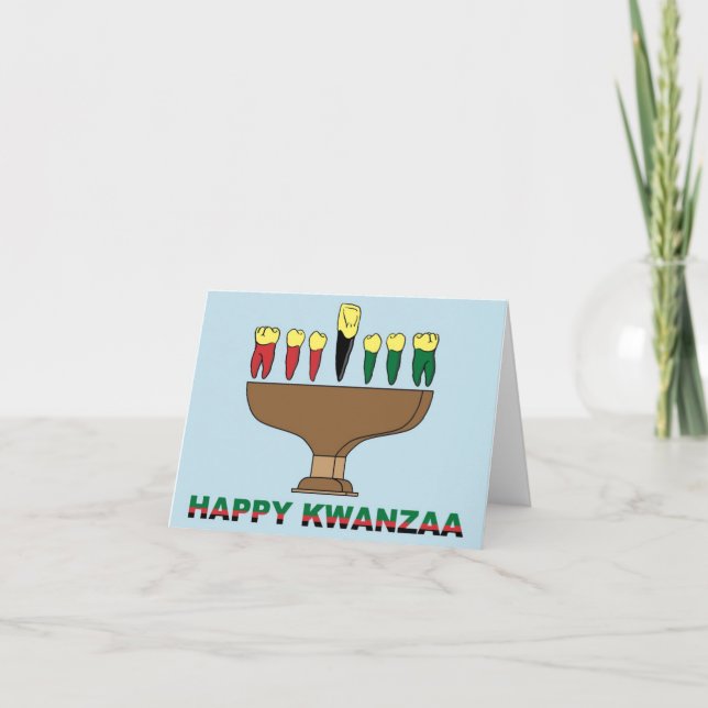 Lyckligt Kwanzaa kort (Framsida)