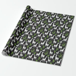 Lyckligt Llamamönster Presentpapper