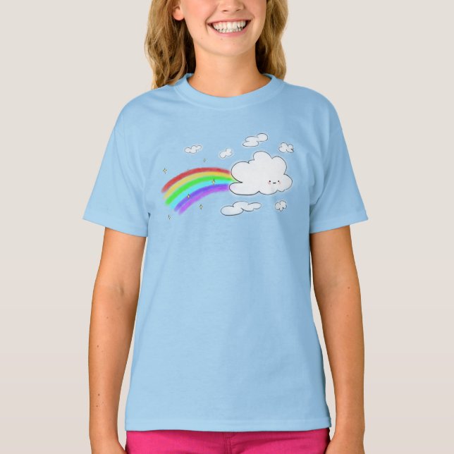 Lyckligt moln t shirt (Framsida)
