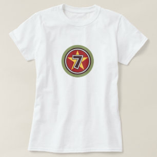 Lyckligt numrera 7 tee