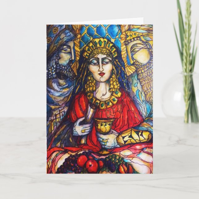 Lyckligt Purim kort (Framsida)