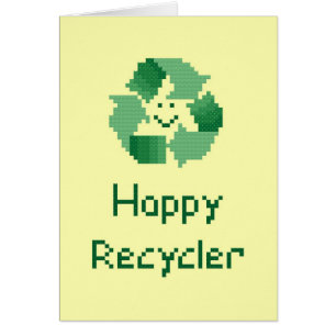 Lyckligt Recyclerkort OBS Kort