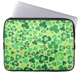 Lyckligt Shamrockbärbar datorfodral