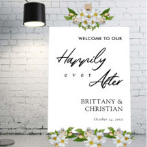 Lyckligt skriven efter Bröllop-undertecknandet