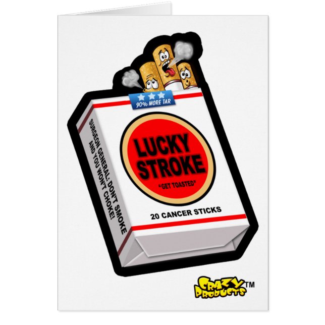 Lyckligt slå OBS kort (Framsidan)