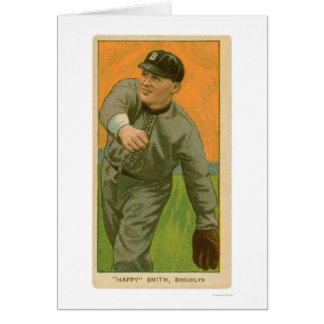 Lyckligt smedbaseballkort 1911 hälsningskort