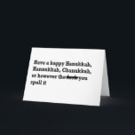 lyckligt stava för hanukkah chanukkah som är helgkort<br><div class="desc">lyckligt stava för hanukkah chanukkah som är roligt</div>