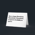 lyckligt stava för hanukkah chanukkah som är helgkort<br><div class="desc">lyckligt stava för hanukkah chanukkah som är roligt</div>
