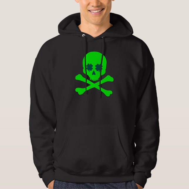 Lyckligt Sweatshirt Med Luva (Framsida)