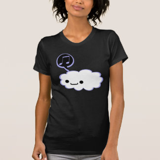 Lyckligt tecknadmoln t-shirt