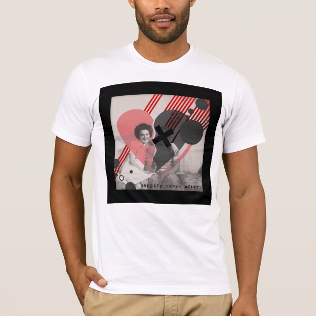 Lyckligtvis aldrig efter tee shirt (Framsida)