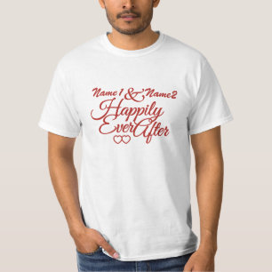 Lyckligtvis allt efter anpassningsbar skjortor - v t-shirt