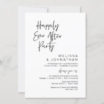 Lyckligtvis allt efter Party, Bröllop Elopement