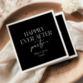 Lyckligtvis allt efter Party bröllopsmottagandet Pappersservett