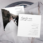 Lyckligtvis allt efter Party, det moderna Bröllop Inbjudningar<br><div class="desc">Lyckligtvis allt efter inbjudan till Modern Elopement Wedding i Party</div>
