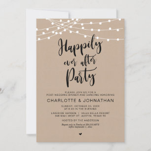 Lyckligtvis allt efter Party, Elopement efter Bröl Inbjudningar