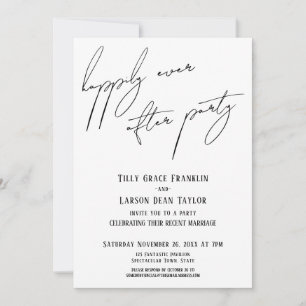 Lyckligtvis allt efter Party har modern Avslappnad Inbjudningar