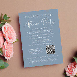 Lyckligtvis allt efter Party Photo QR-koden Bröllo Meddelande