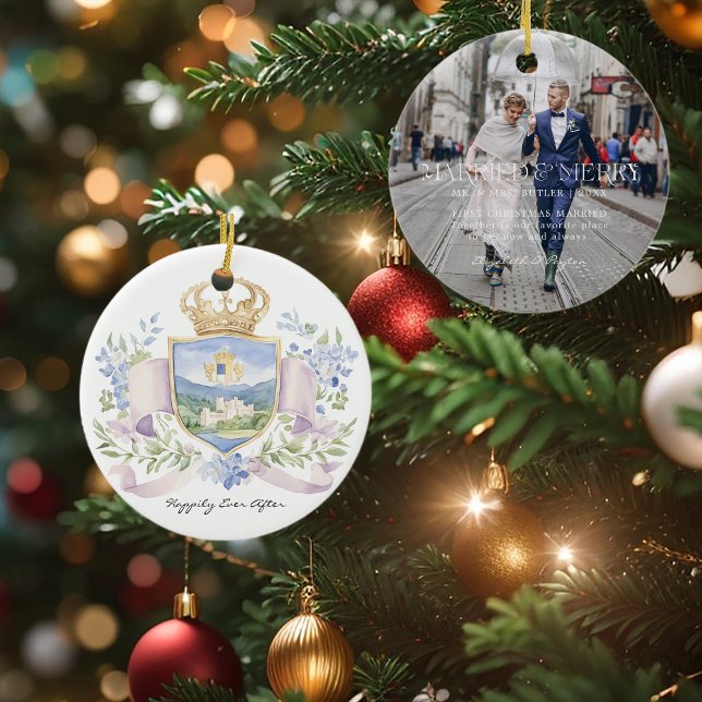 Lyckligtvis alltid efter | Den första jultomten, g Julgransprydnad Keramik (Skapare uppladdad)