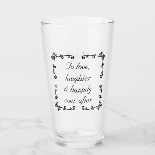 Lyckligtvis alltid efter den minimalistiska citate glaskopp