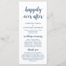 Lyckligtvis alltid efter, Modern Bröllop Ceremony- Program