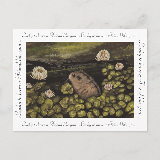 Lyckligtvis att ha dig som min vän av BiHrLe Vykort (Framsida)