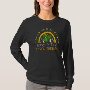 Lyckligtvis att vara en fysikterapeut vid sankt Pa T Shirt