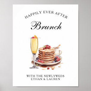 Lyckligtvis efter Bröllop Brunch Poster