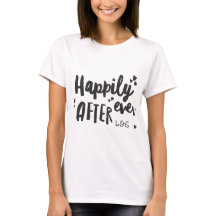 Lyckligtvis efter bröllop smekmånadens t-shirt