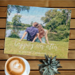 Lyckligtvis efter lite foto pussel<br><div class="desc">Visa bild med det här moderna fotopusslet,  med ord lyckligtvis i ett vackert textöverlägg. En perfekt gåva till ett förlovad eller gift par. Fotomall via Pixabay med licens enligt CC0 och måste ersättas med ditt eget foto</div>