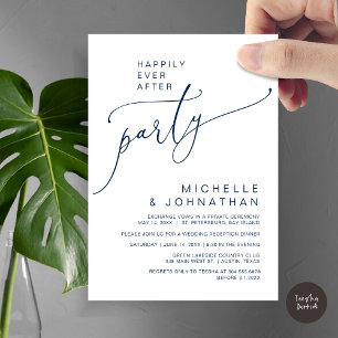 Lyckligtvis efter mottagningen, middagen och dansa inbjudningar