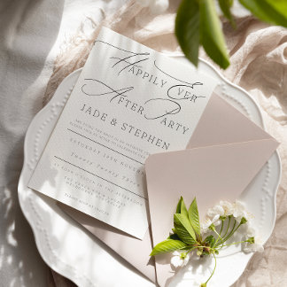 Lyckligtvis efter Party, mottagning Inbjudningar