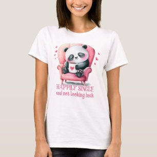 Lyckligtvis enkel och Tittar inte tillbaka T Shirt