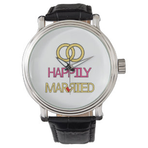 Lyckligtvis gift armbandsur