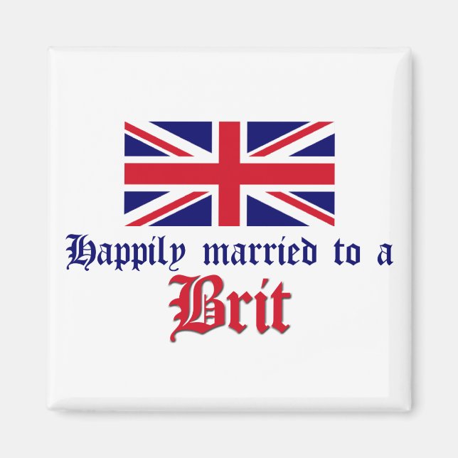 Lyckligtvis gift sig med en brit magnet (Framsidan)