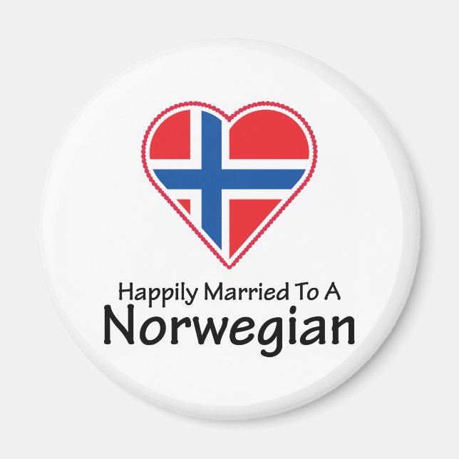 Lyckligtvis gifta norska magnet (Framsidan)