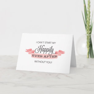 Lyckligtvis kommer du att vara min Maid of honor Inbjudan