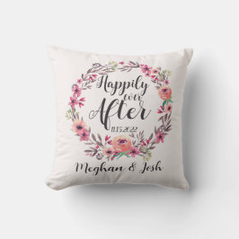 Lyckligtvis någonsin efter Namn-datumet i Personli Kudde