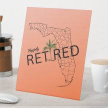 Lyckligtvis pensionerad Florida Karta och Tropical