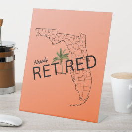 Lyckligtvis pensionerad Florida Karta och Tropical