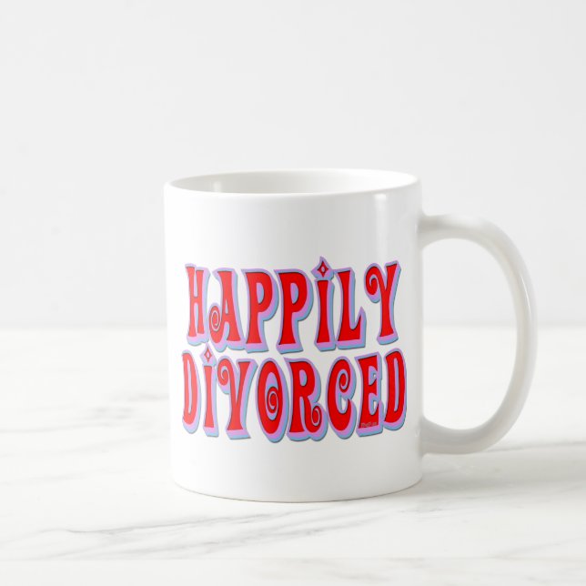 Lyckligtvis skild kaffemugg (Höger)